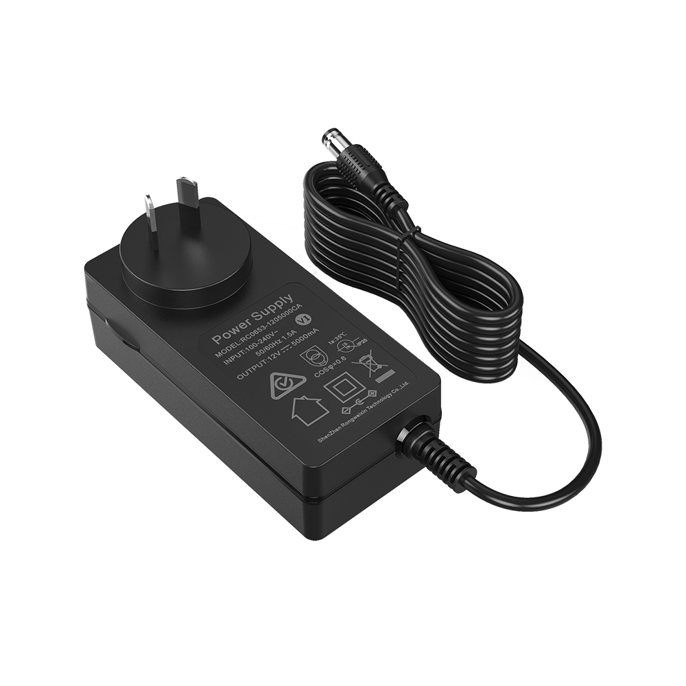 65W 24V 2.5A US Plug Wall Mount Power Adapters